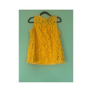 Yellow Lace Top